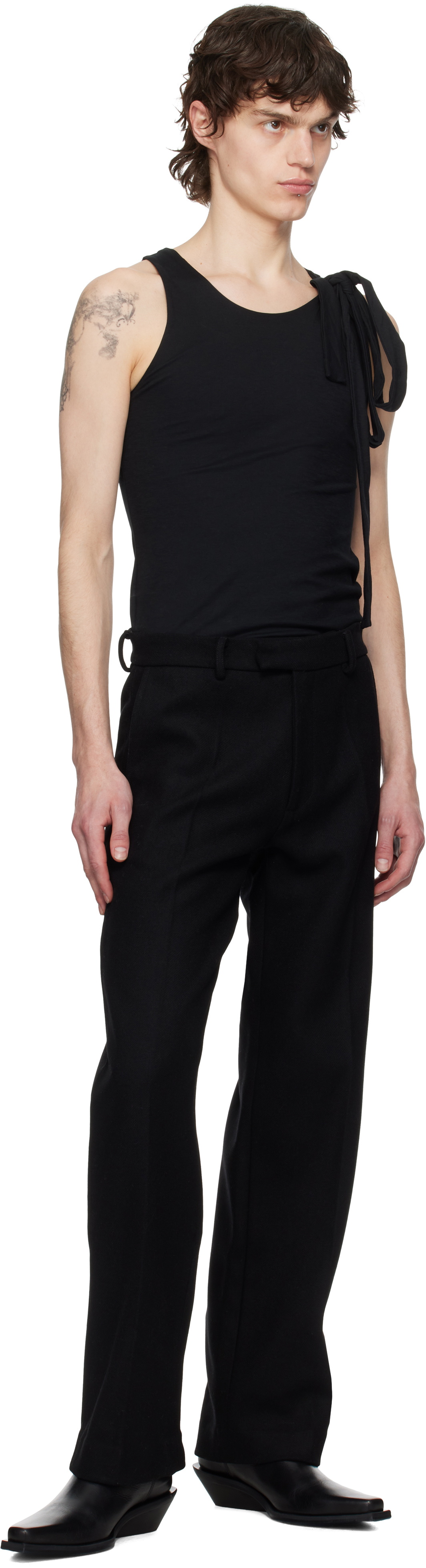 AARON ESH Black Perfect Trousers