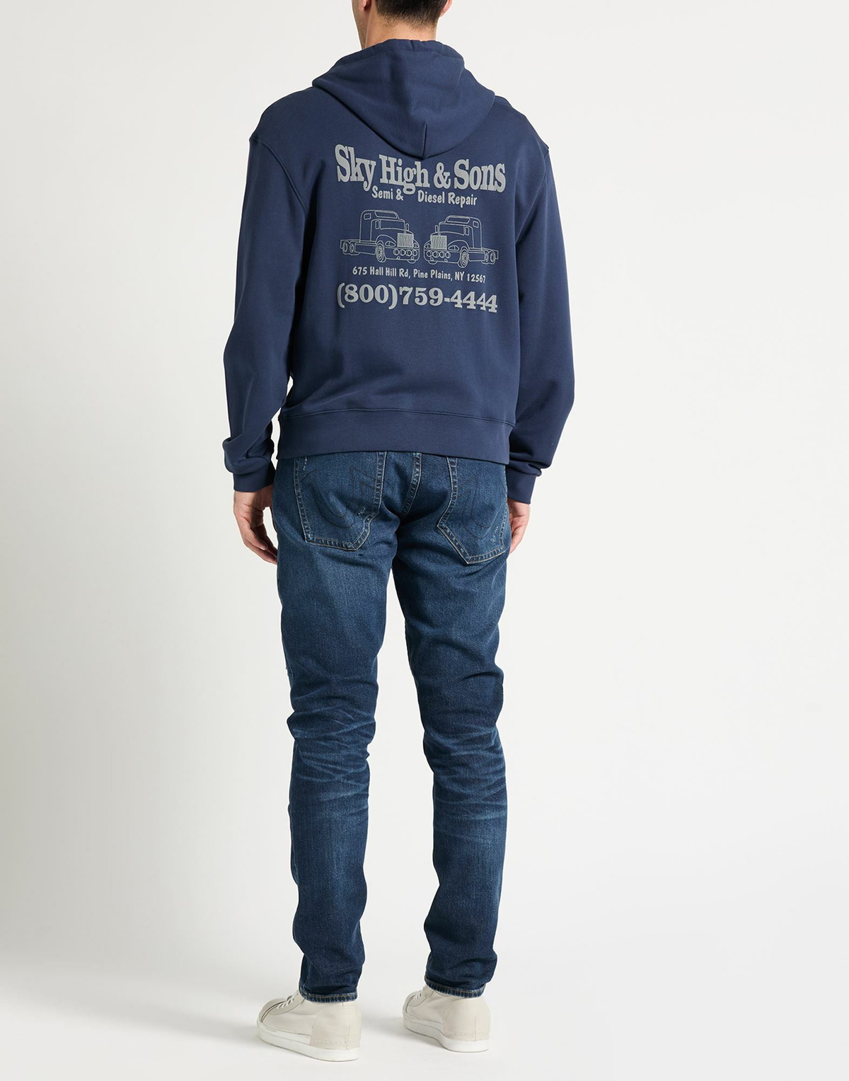 Sky High Farm Mens Sweatshirt in Navy