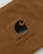 Carhartt Wip Suede Zip Wallet Brown - Mens - Wallets