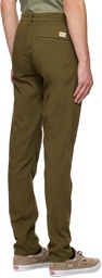 Nudie Jeans Khaki Easy Alvin Trousers