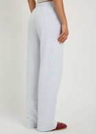 Skims Cotton-blend Straight-leg Sweatpants Light Grey