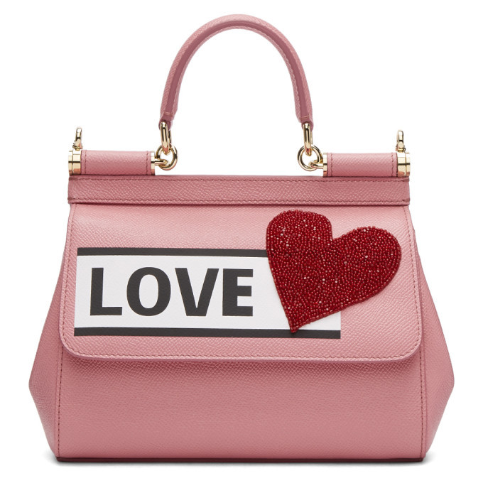 Dolce and outlet gabbana pink handbag