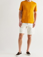 ERMENEGILDO ZEGNA - Linen T-Shirt - Orange