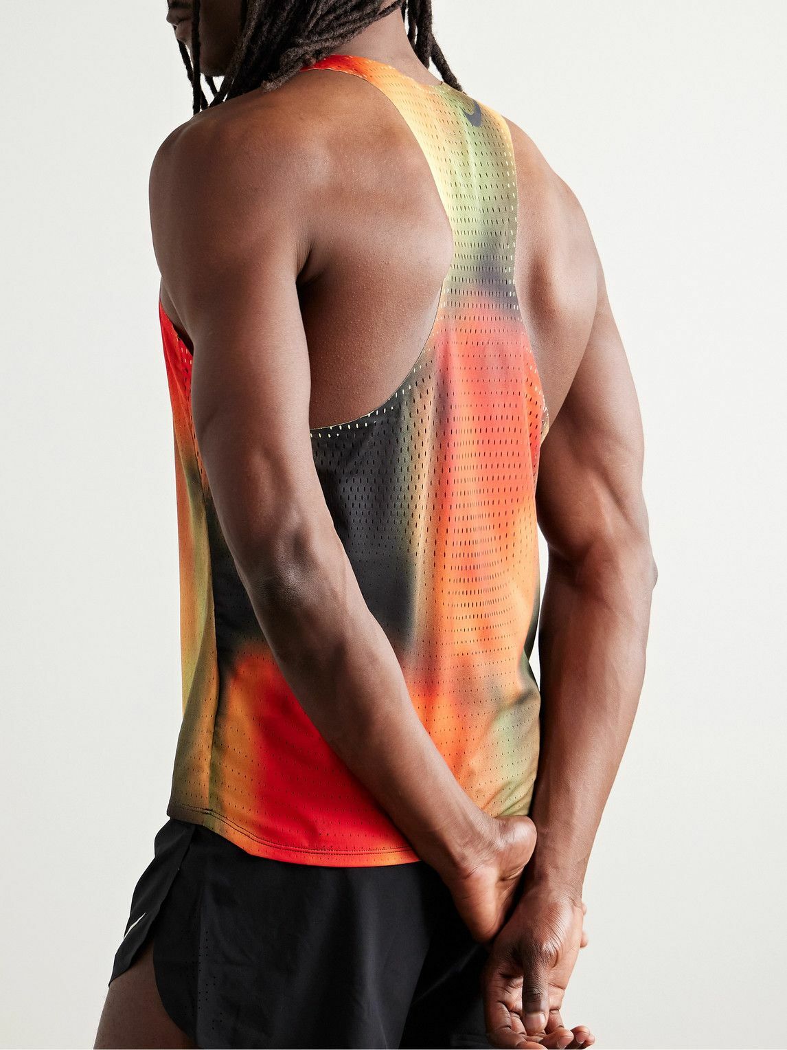NIKE RUNNING - Aeroswift Elite Entry Slim-Fit Printed Dri