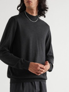 NN07 - Martin Merino Wool Mock-Neck Sweater - Gray