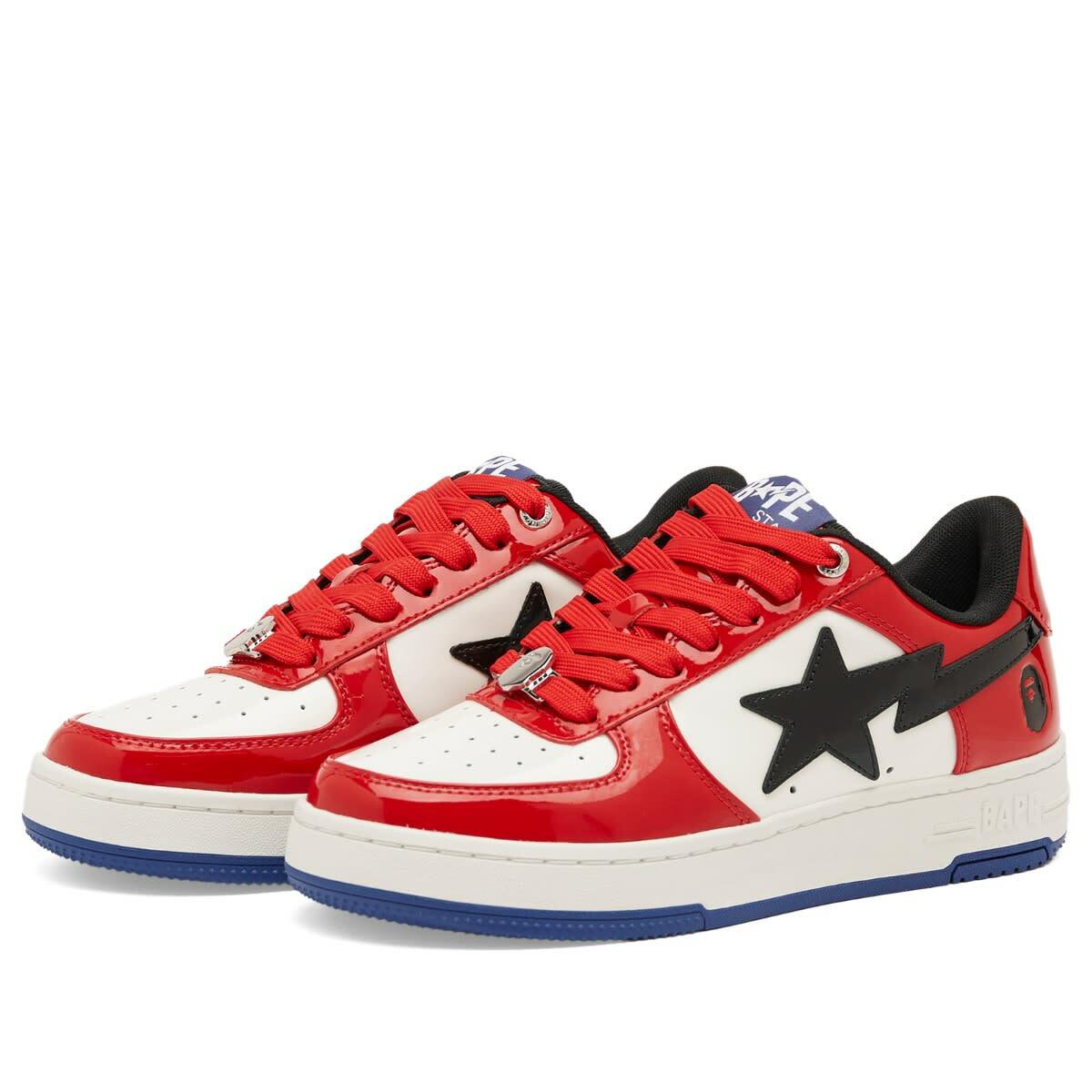A Bathing Ape Women's Bape Sta #1 Sneakers in Red