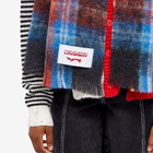 Charles Jeffrey Loverboy Women's Charles Jeffrey Mohair Scarf in Loverboy Tartan Mohair
