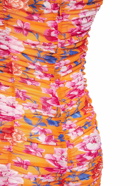 MAGDA BUTRYM Ruched Printed Jersey Midi Dress