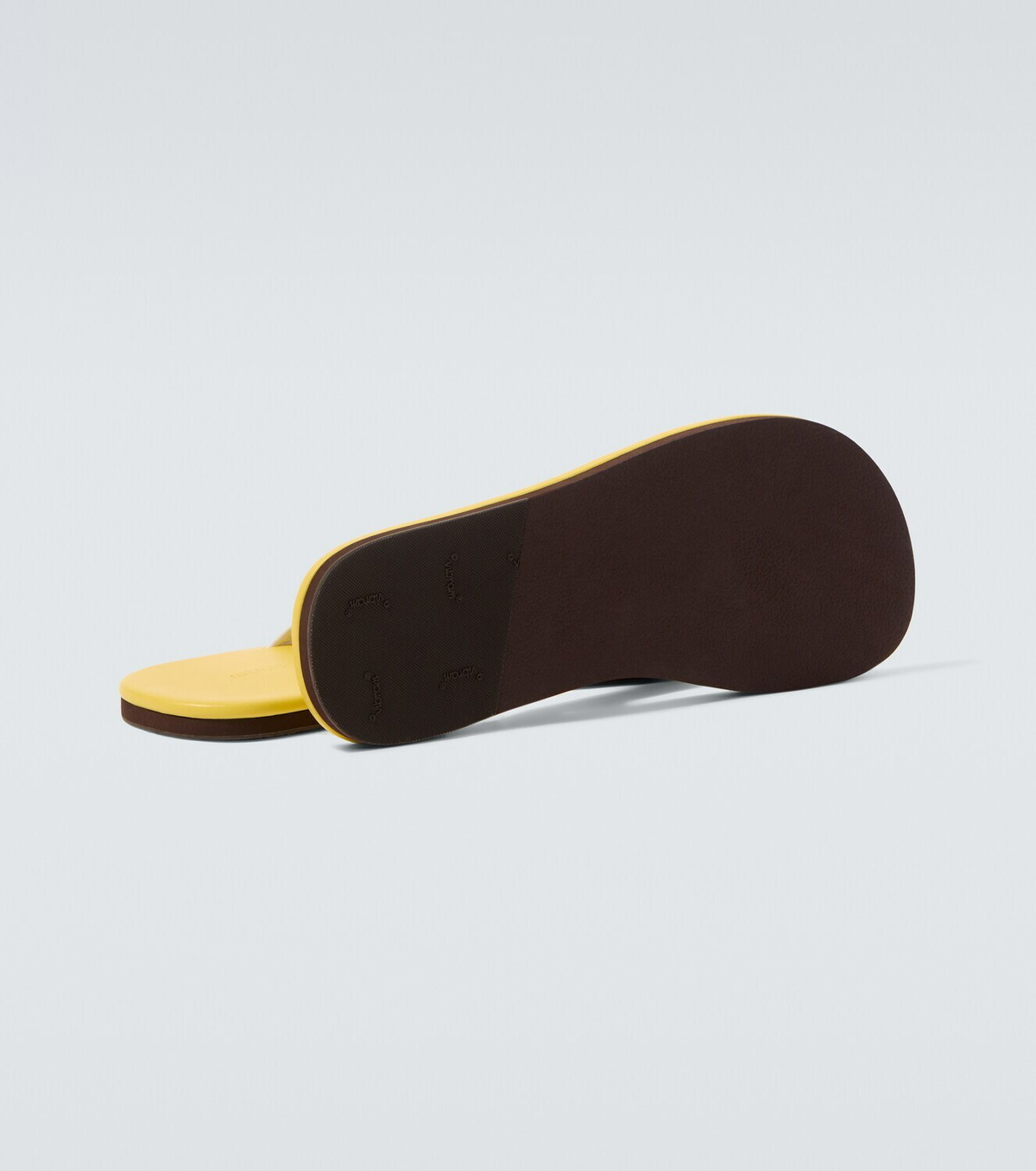 Auralee Leather thong sandals