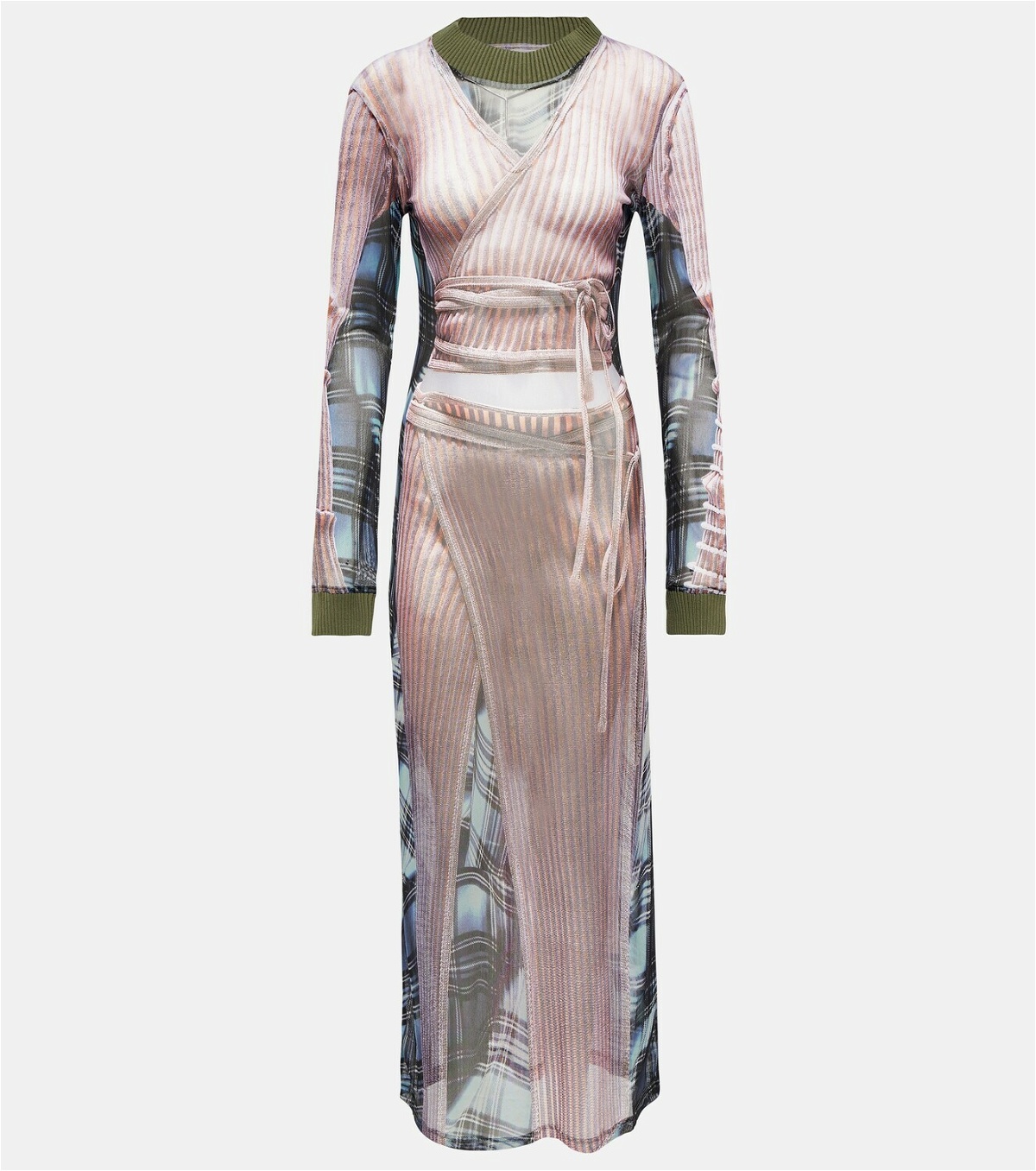 Y/Project x Jean Paul Gaultier Trompe L'Oeil maxi dress Y/Project