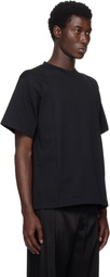 Peter Do Black Creased Oversized T-shirt