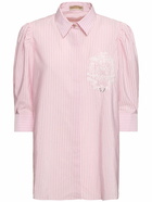 ELIE SAAB - Striped Poplin Shirt