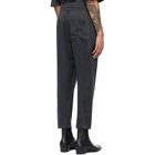 Nahmias Black Silk Campus Trousers