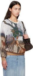 Bless Multicolor Nº80 Holidaysnowchicken Long T-shirt