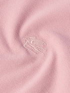 Etro - Logo-Embroidered Cotton-Piqué Polo Shirt - Pink