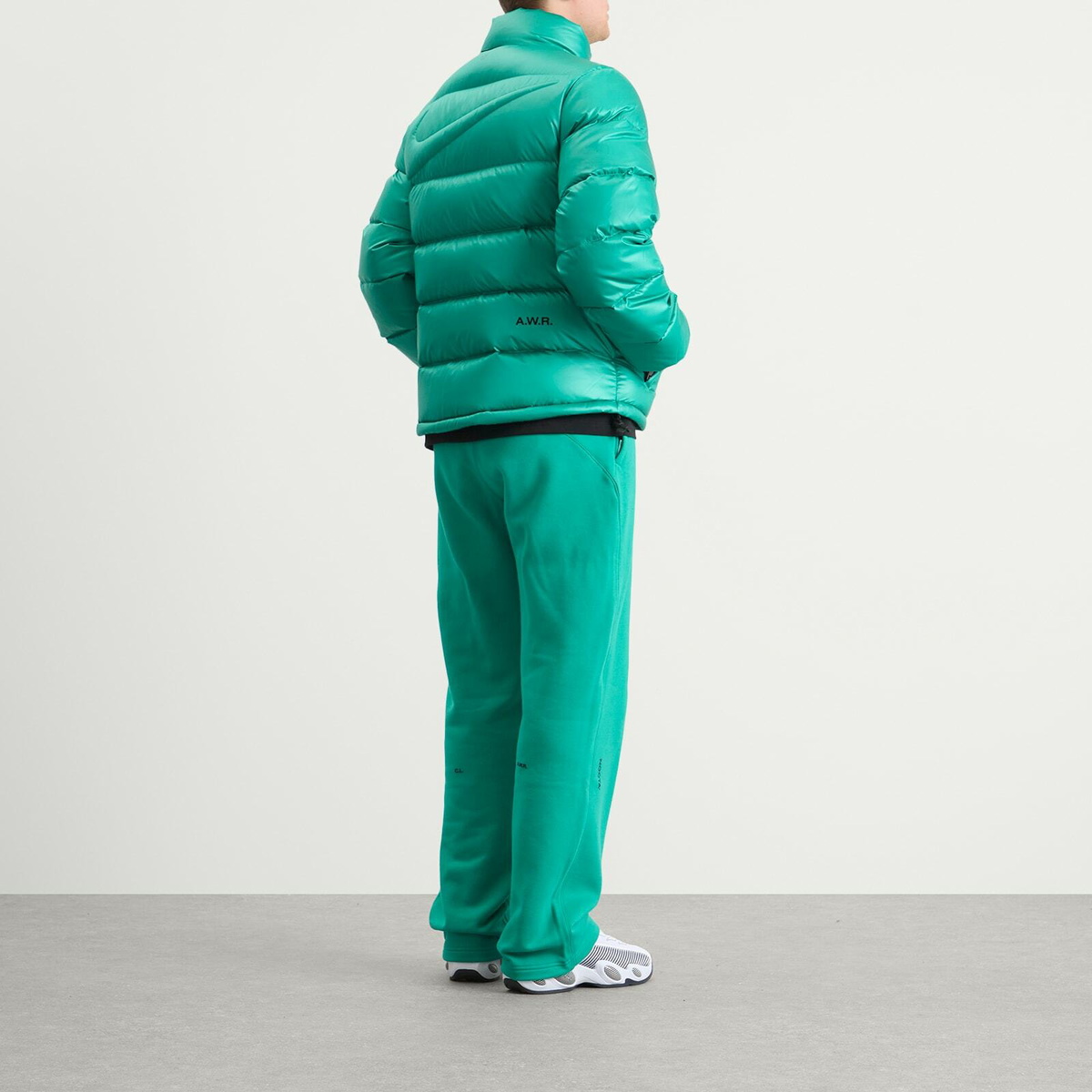 Nike Men's x Nocta Cardinal Stock Puffer Jacket in Neptune Green/Black