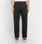 Folk - Ripstop-Panelled Cotton-Twill Cargo Trousers - Men - Charcoal