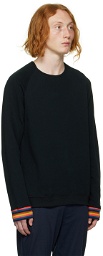 Paul Smith Black Artist Stripe Sweatshirt