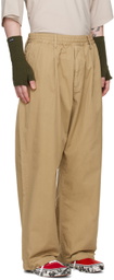 Undercoverism Beige Patch Pocket Trousers