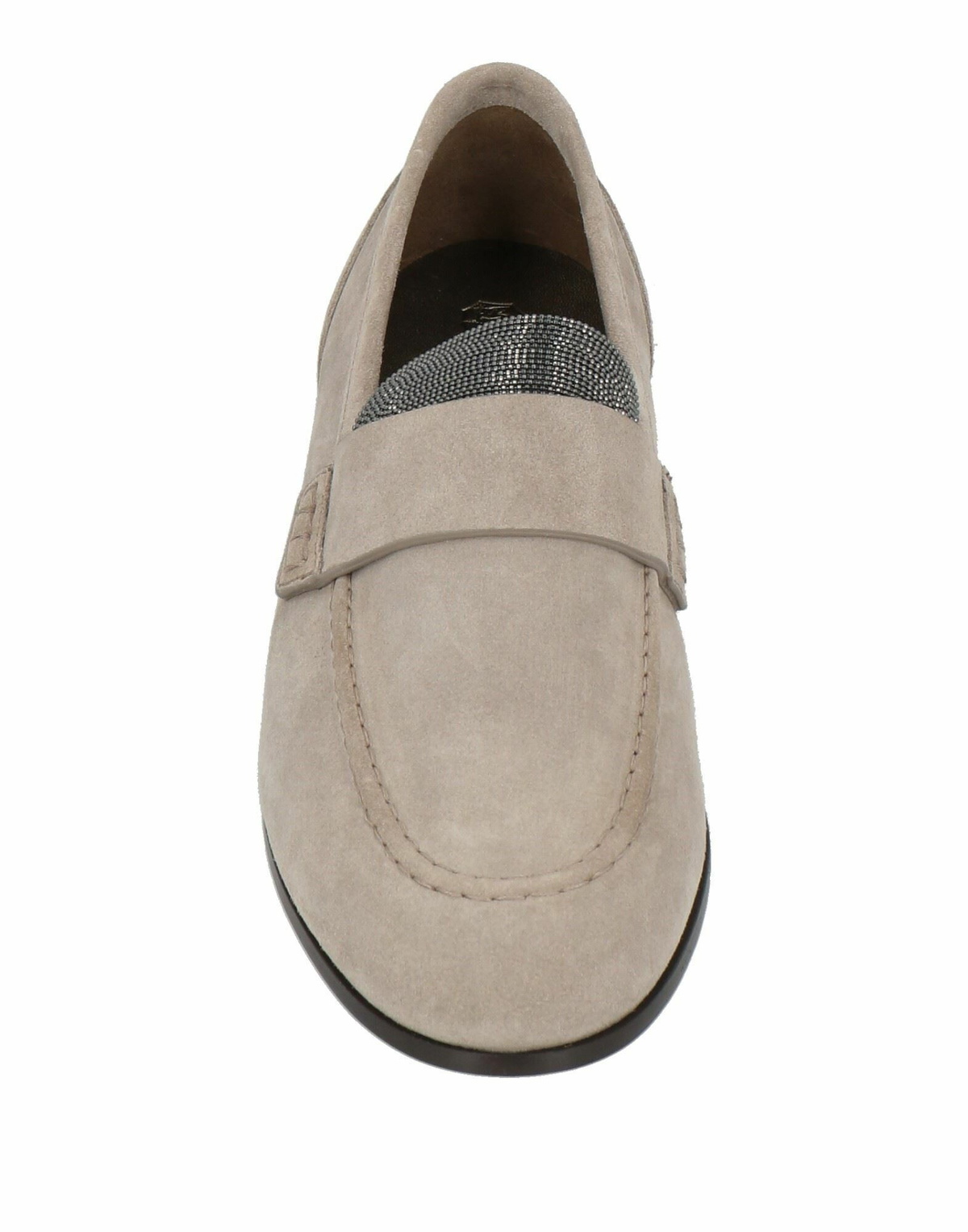 Brunello Cucinelli Womens Loafers in Grey