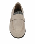 Brunello Cucinelli Womens Loafers in Grey