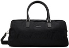 Versace Black Nylon Barocco Duffle Bag