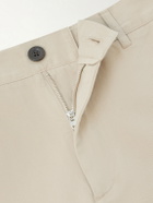 Portuguese Flannel - Labura Straight-Leg Organic Cotton-Twill Trousers - Neutrals