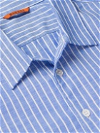 Barena - Mola Manerba Striped Cotton-Piqué Polo Shirt - Blue