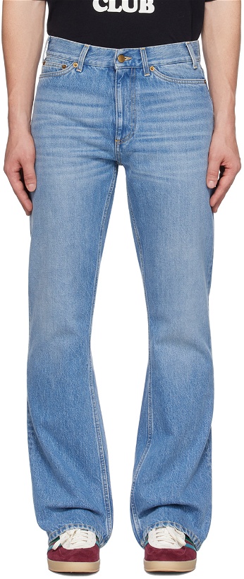 Photo: Stockholm (Surfboard) Club Blue Bootcut Jeans