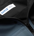 AFFIX - Reflective-Trimmed Panelled Shell Jacket - Black