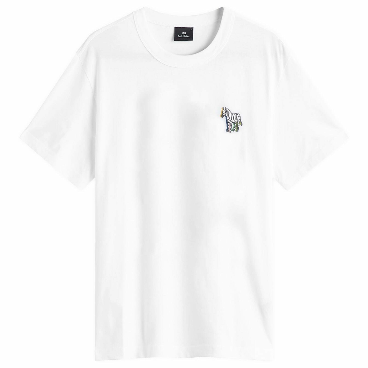 Paul Smith Men s Zebra Puff T Shirt In White Paul Smith