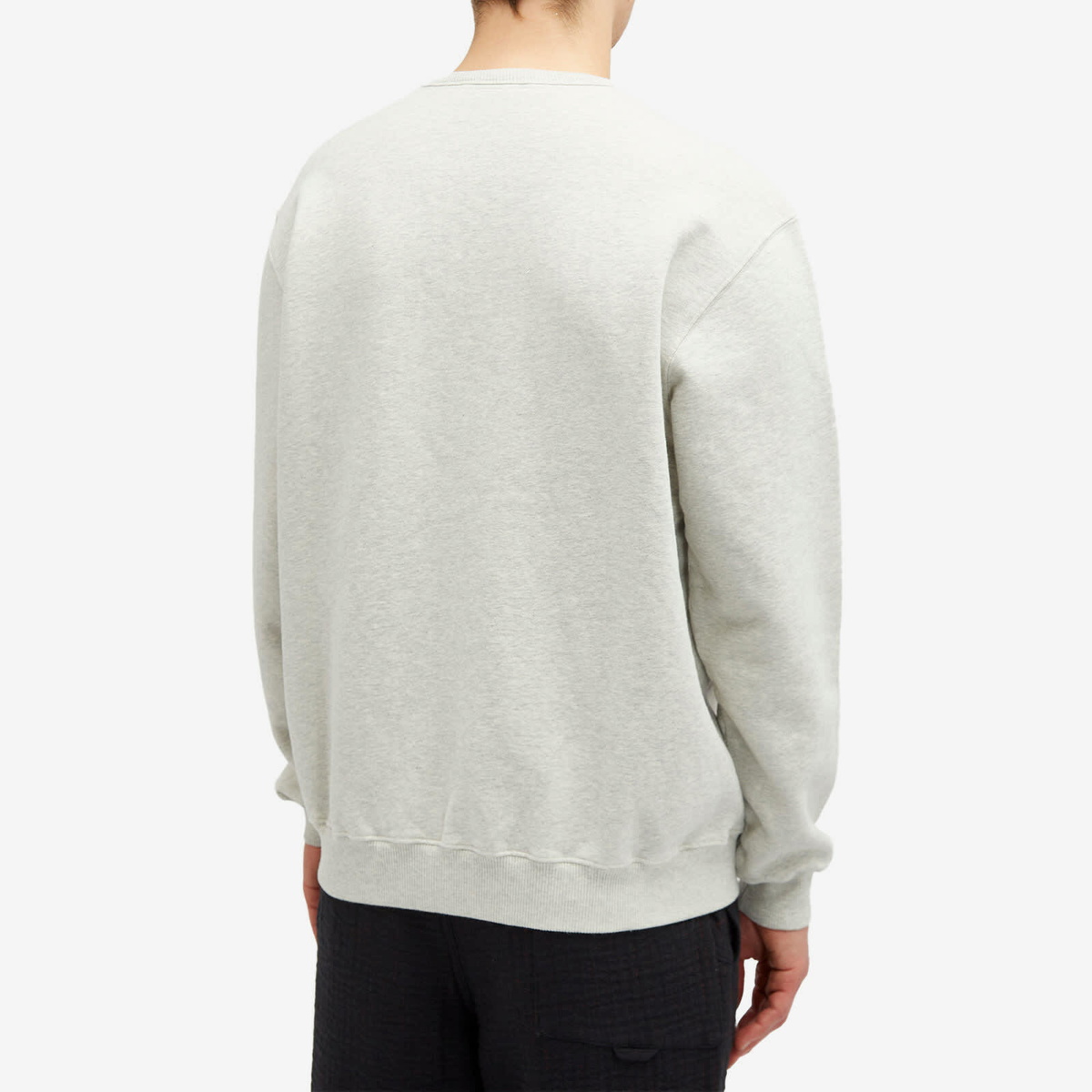 Foret Men's Noon Crew Sweater in Snow Melange