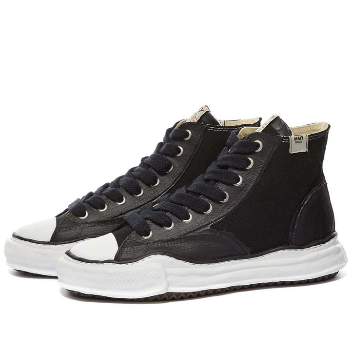 Photo: Maison MIHARA YASUHIRO Peterson High Original Sole Rubber Painted Canvas High-Top Sneaker