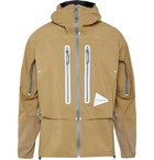 And Wander - Shell Hooded Jacket - Neutrals