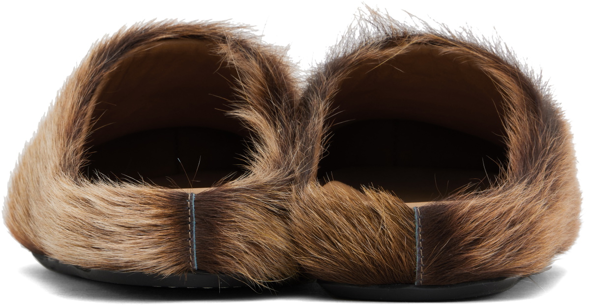 Fussbett Calf Hair Sabot Mules