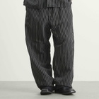 Willy Chavarria Men's Toluca Pinstripe Pant in Black/White Stripe