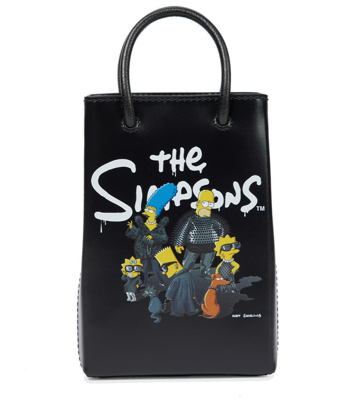 Balenciaga - x The Simpsons TM & © 20th Television Phone Pouch leather tote  Balenciaga