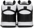 Nike Black & White Dunk Hi Retro Sneakers