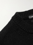 TOM FORD - Cashmere and Wool-Blend Sweater - Black