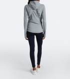 Adidas by Stella McCartney Logo jersey half-zip hoodie