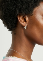 Otiumberg Roscida Heart Sterling Silver Hoop Earrings - One Size