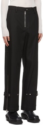 Dion Lee Black Utility Blouson Trousers