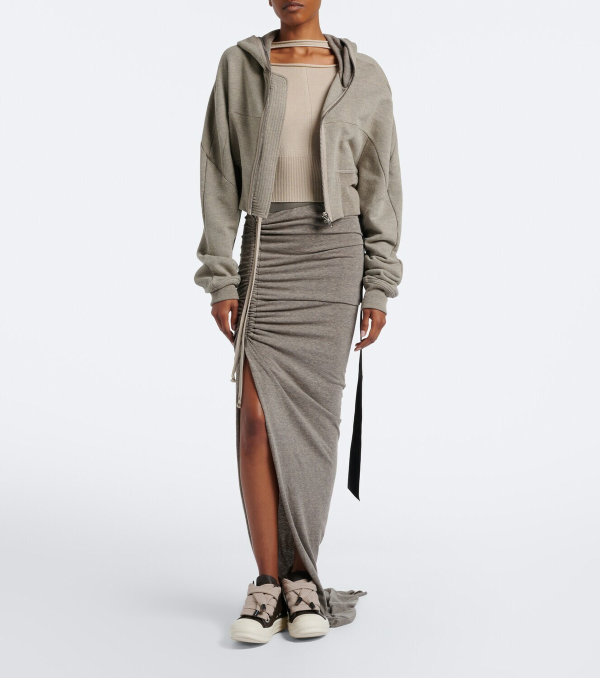 Rick Owens Jumbolace leather sneakers
