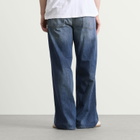Acne Studios Men's 1981 Trafalgar Wash Wide Leg Jeans in Mid Blue