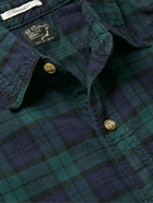 OrSlow - Checked Cotton-Flannel Shirt - Green