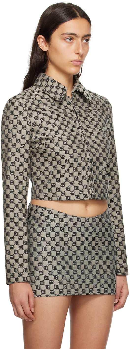 MISBHV Gray Monogram Jacket