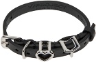 Y/Project Black & Silver Y Heart Belt Bracelet