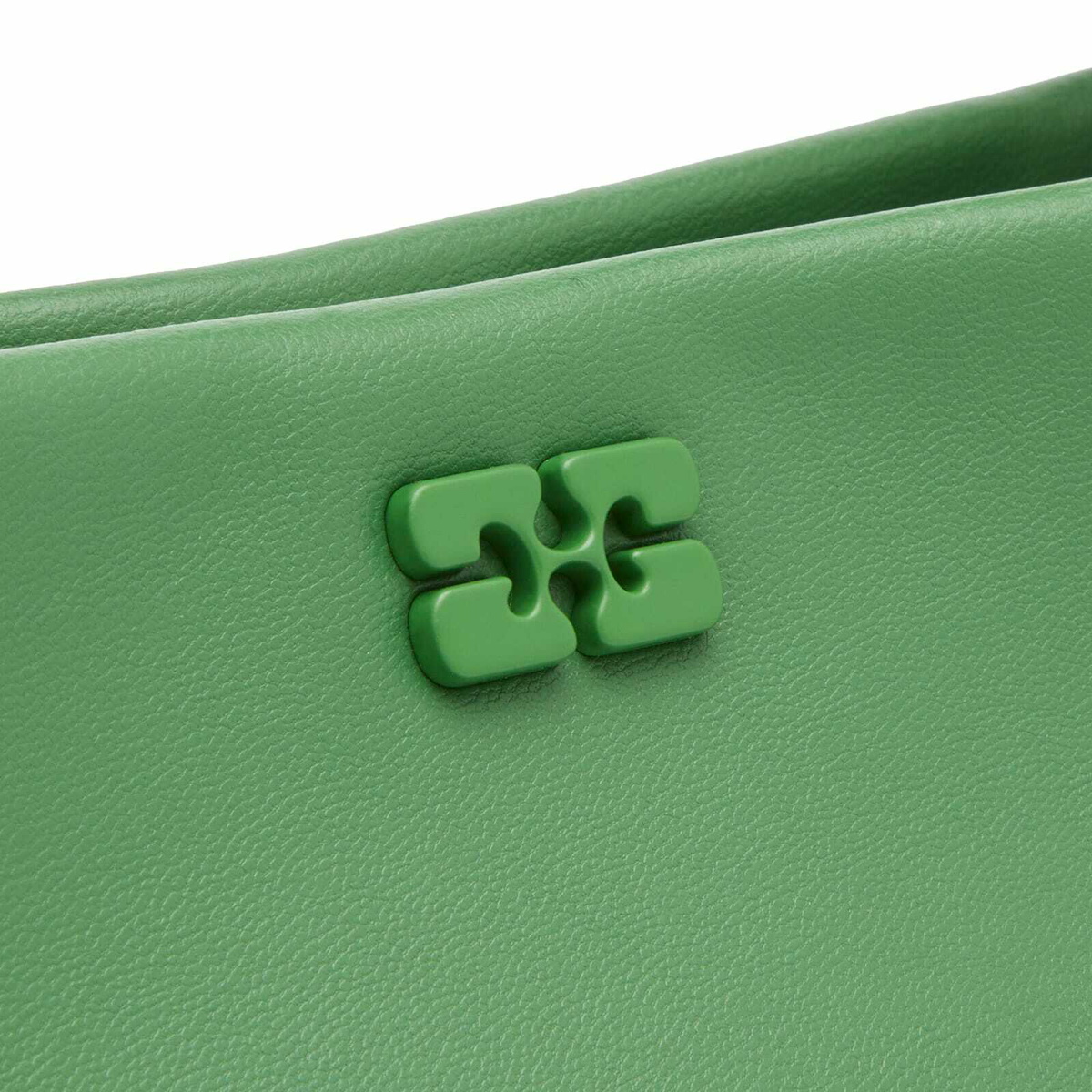 GANNI Bou braided mini bag - Green