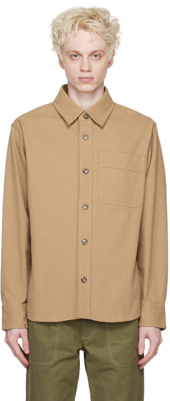 Photo: A.P.C. Beige Basile Shirt