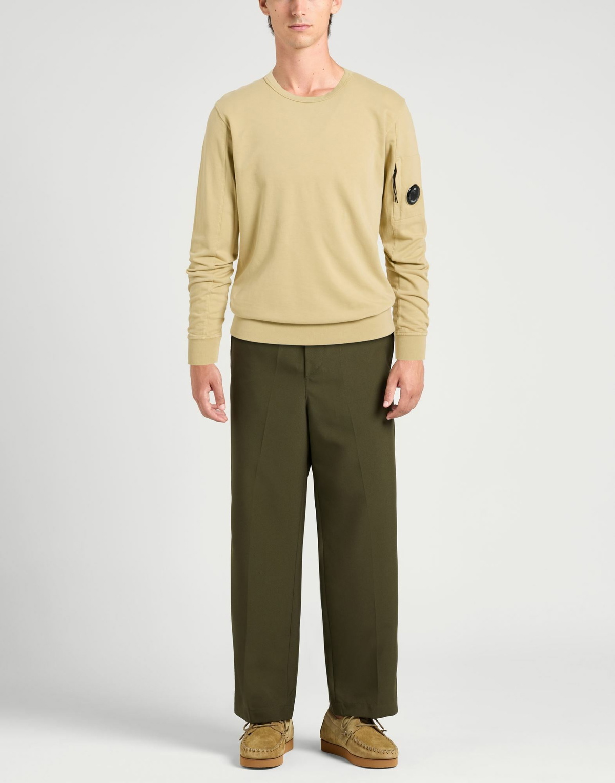 C. p. Company Mens Sweatshirt Sand